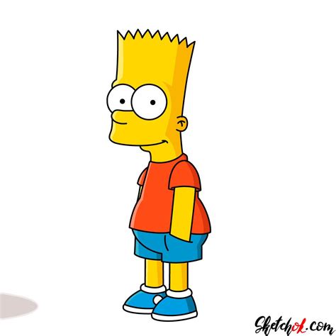 How to Draw Bart Simpson Easy Drawing · 1. . How to draw bart simpson